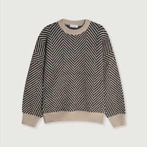 OAK + FORT zigzag sweater